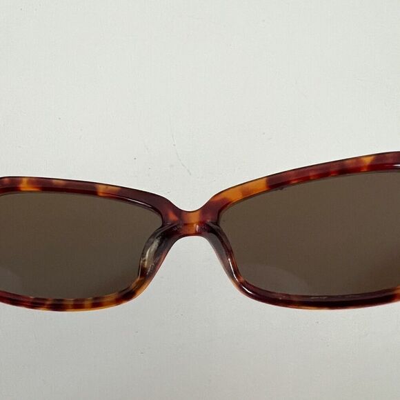 Fossil Sunglasses Tortoise Sunbury PS7135 Womens Brown Frame Gold Accent Shades - Picture 8 of 9
